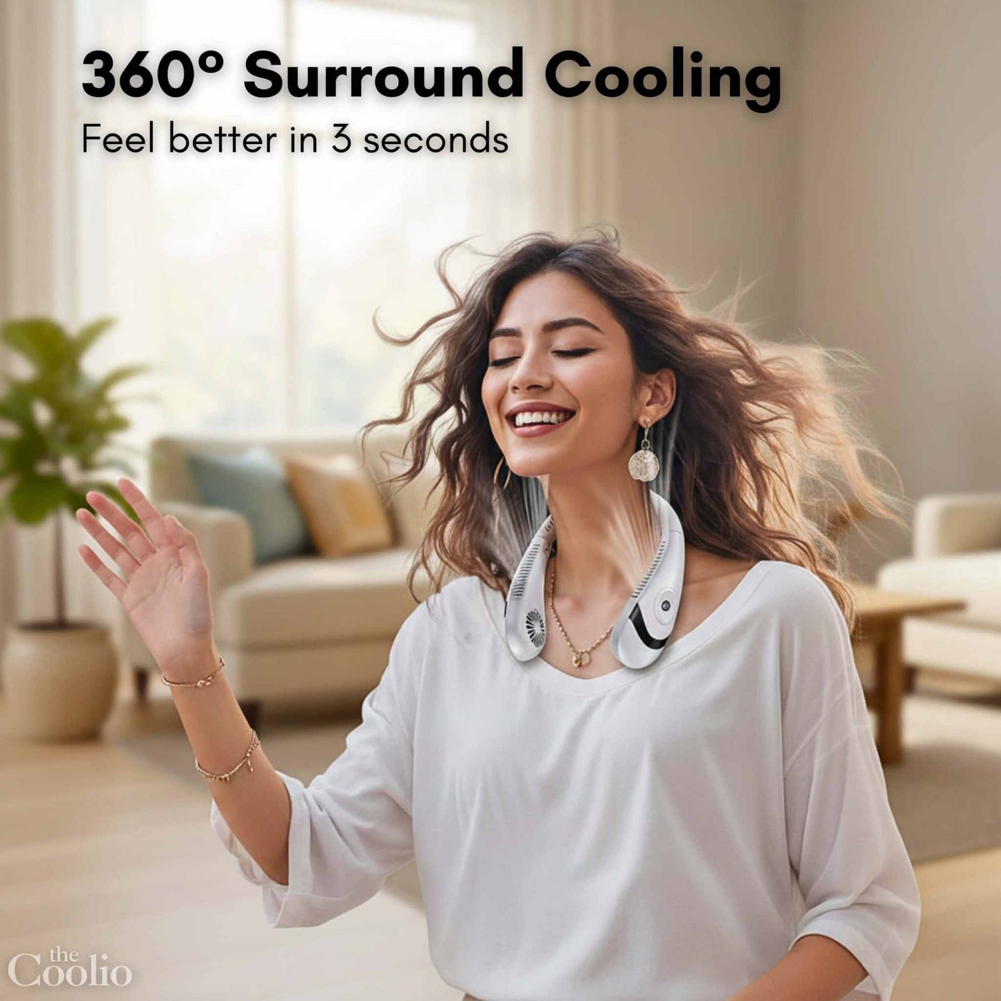 Premium Neck Fan | Hands-Free Cooling for Aussie Summers – The Coolio Store
